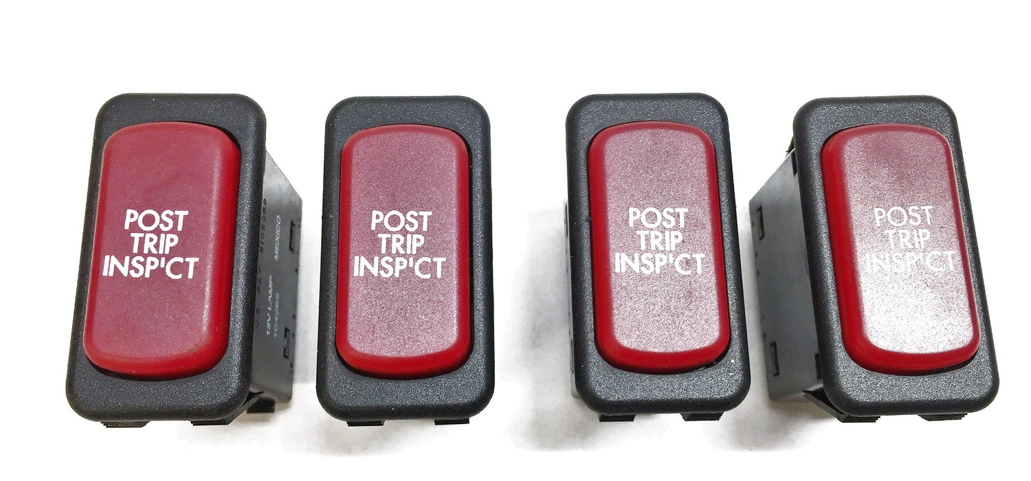 Thomas Built Buses Post Trip Inspection Switch TBB 104285 [Lot of 4] NOS
