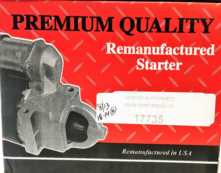 Premium Quality Starter 17735 REMANUFACTURED