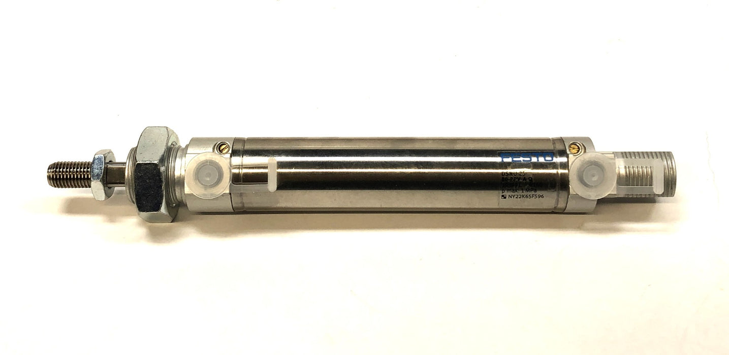 Festo Round Pneumatic Air Cylinder DSNU-25-80-PPV-A-Q (193991) NOS