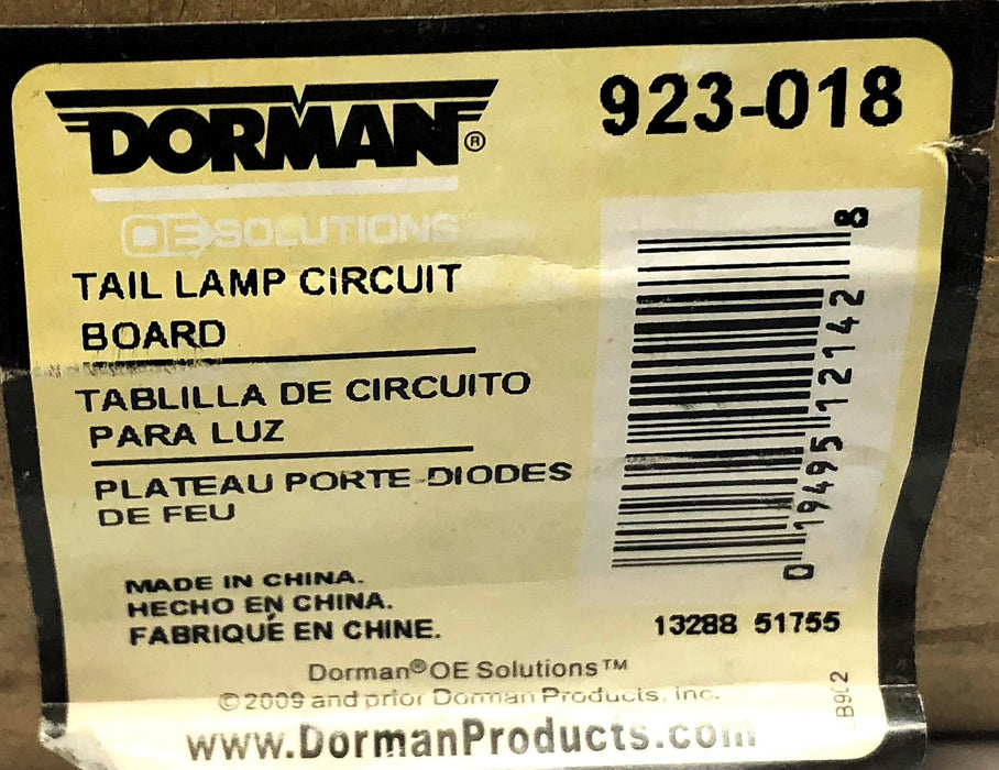 Dorman Tail Lamp Circuit Board 923-018 NOS