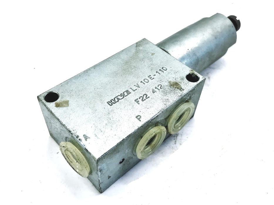 Hawe Hydraulic Idle Valve LV10E-110-F22-412 NOS