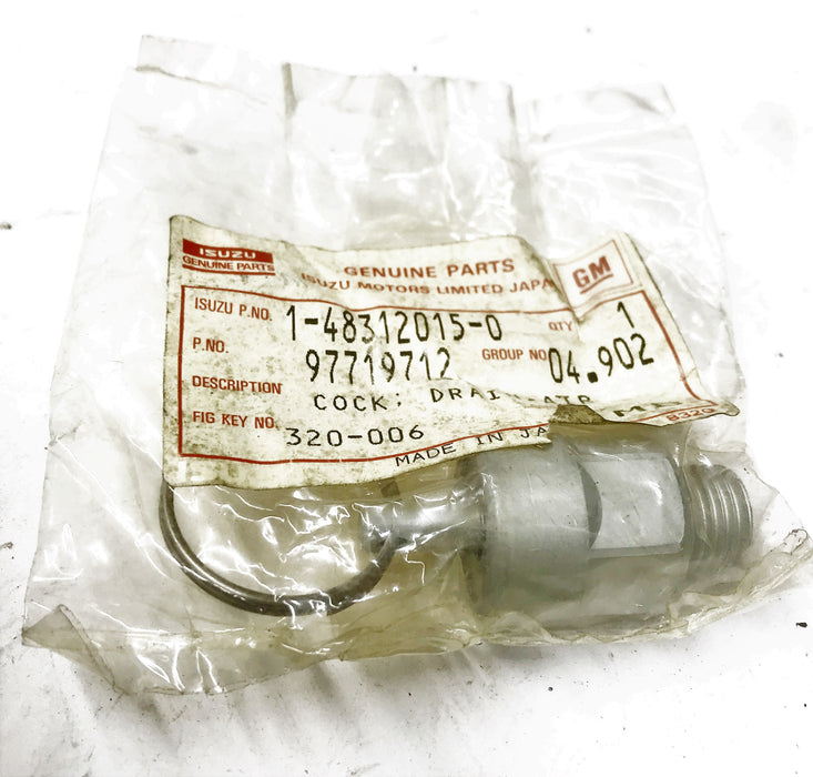 Isuzu OEM Draincock 1-48312015-0 (97719712) NOS