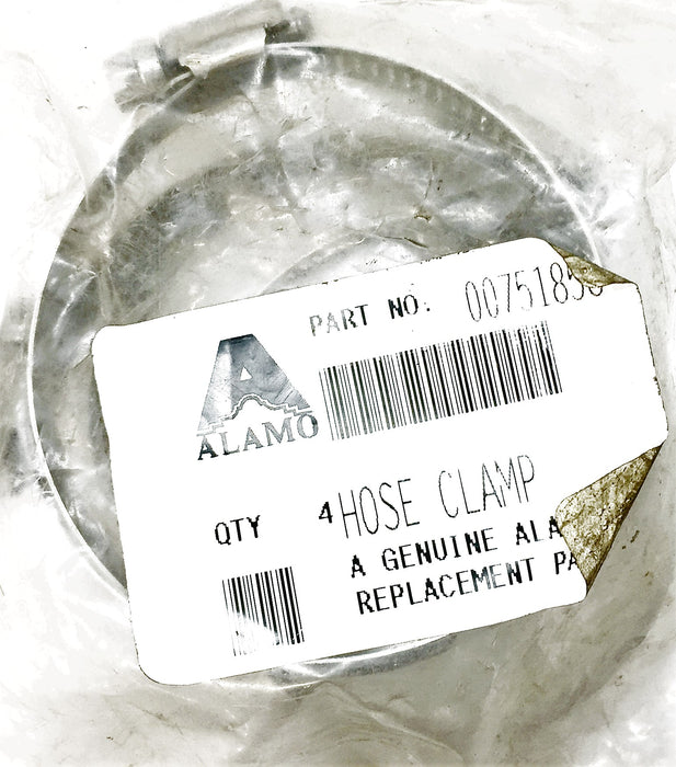 Alamo Hose Clamp 00751858 [Lot of 4] NOS