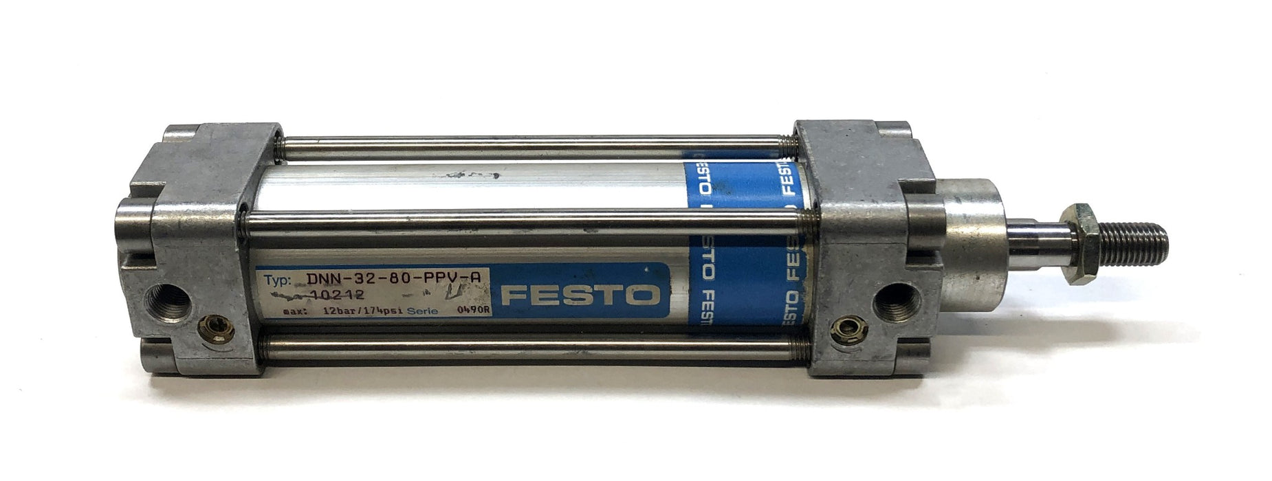Festo Double Acting Pneumatic Air Cylinder DNN-32-80-PPV-A (10212) NOS