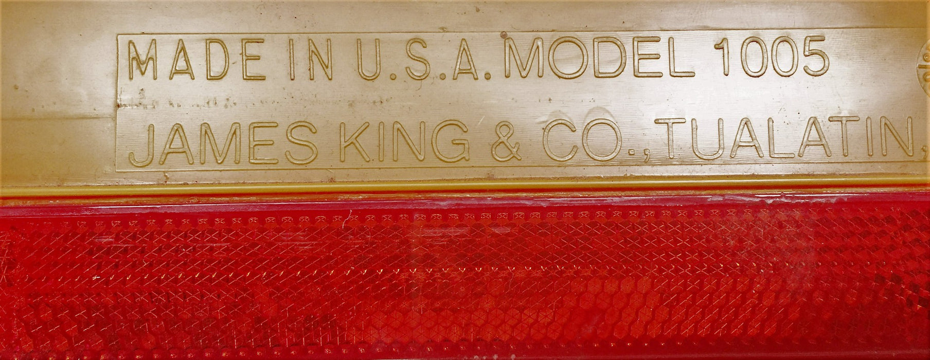 James King Emergency Roadside Safety Triangle 1005 NOS