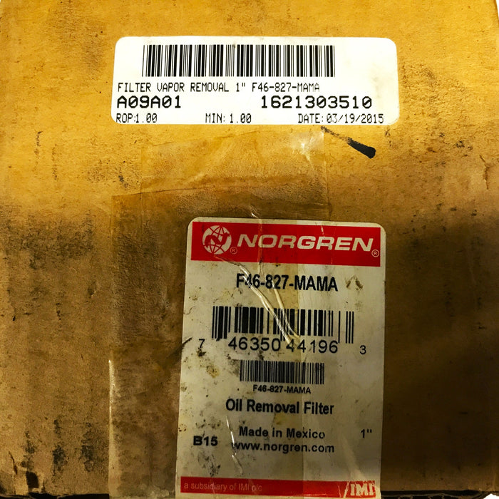 Norgren Oil Remover Filter F46-827-MAMA NOS