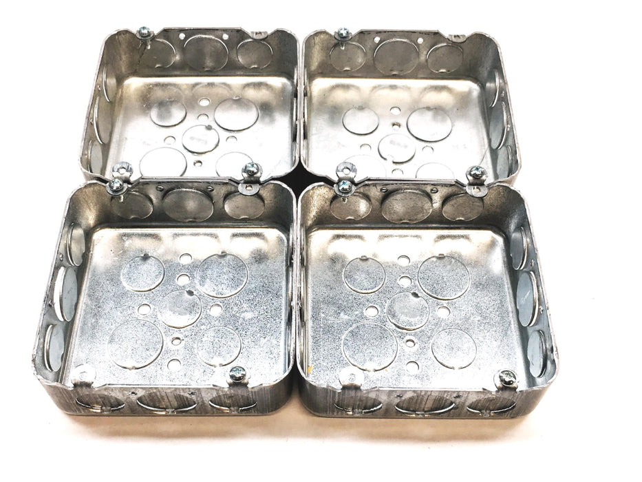 Raco H Square Gang Outlet Box 5 1-3/4 Inch [Lot of 4] NOS