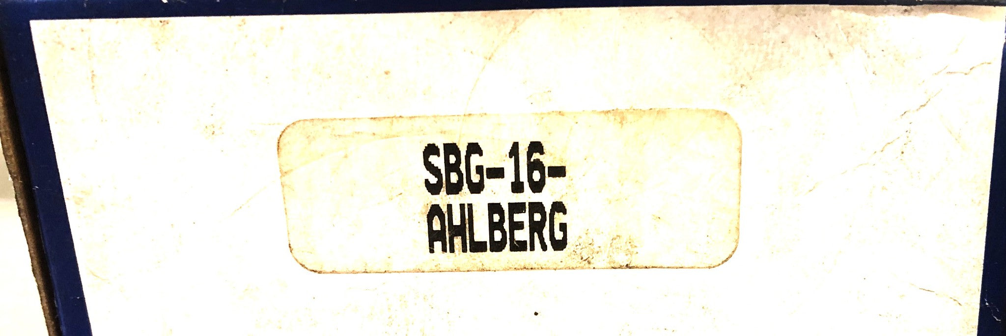 Ahlberg Insert Ball Bearing With Collar SBG-16 NOS