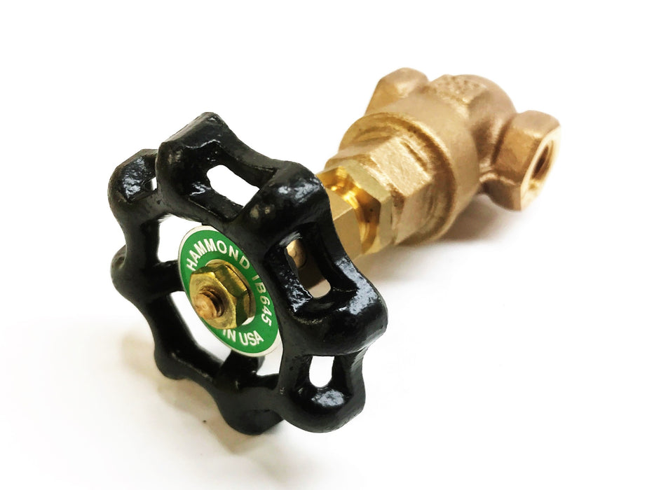 Hammond 1/4" Bronze Gate Valve IB645-250 NOS