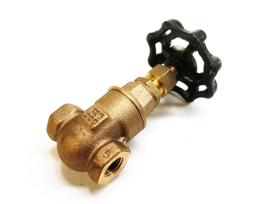 Hammond 1/4" Bronze Gate Valve IB645-250 NOS