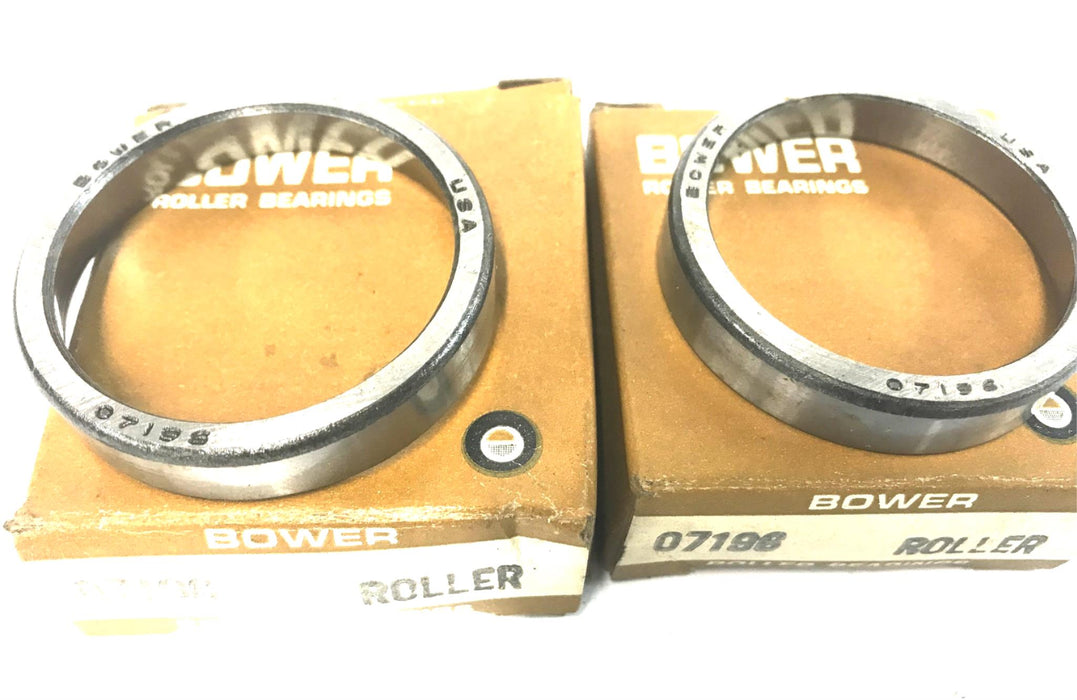 Bower Tapered Bearing Cup 07196 [Lot of 2] NOS