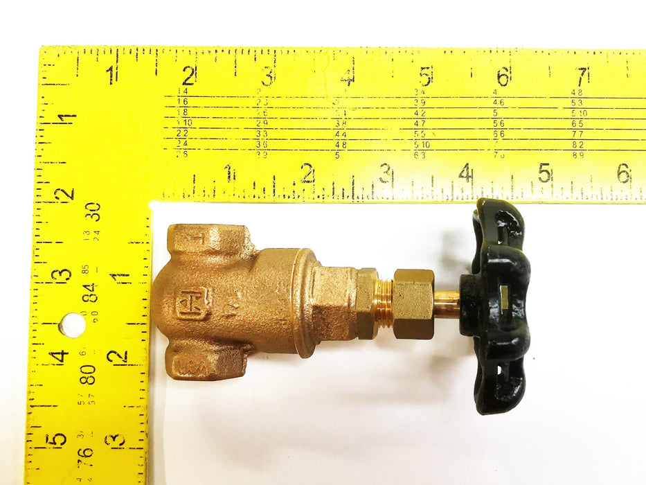 Hammond 1/4" Bronze Gate Valve IB645-250 NOS