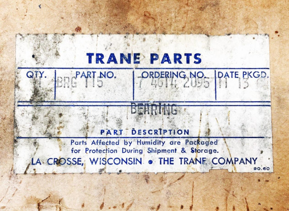 Trane Bearing BRG 115 NOS