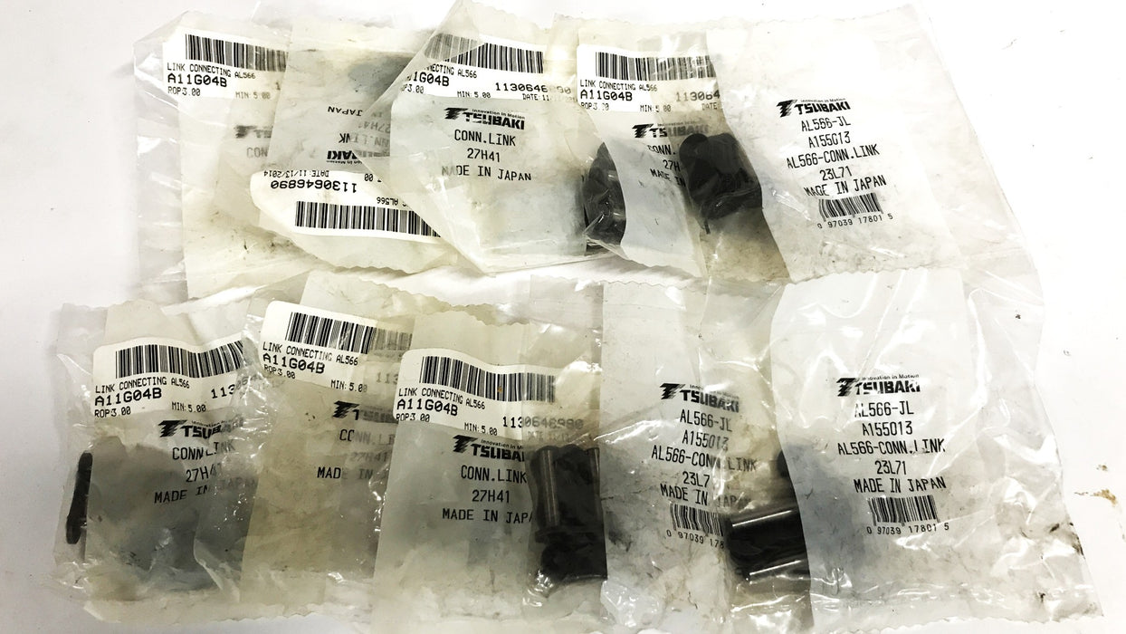 Tsubaki Leaf Chain Connecting Link AL566-CL [Lot of 10] NOS
