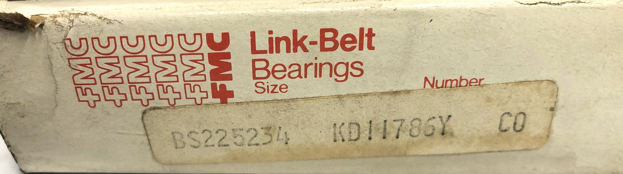 Link-Belt Cylindrical Roller Bearing BS225234 (11786KY, KD11786KY) NOS