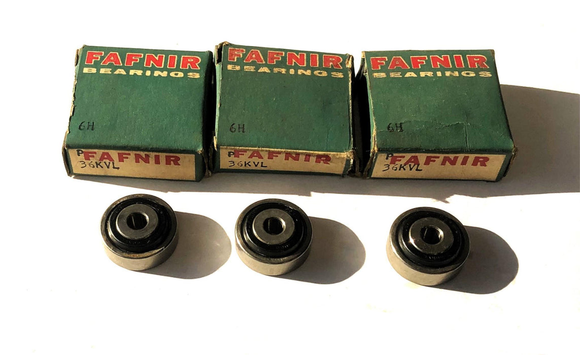 Fafnir Ball Bearing 36KVL [Lot of 3] NOS