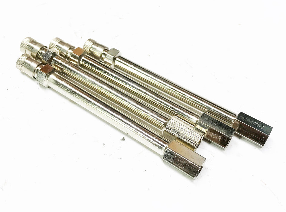 Milton Metal Truck Valve Extensions M/440-3 [Lot of 4] NOS