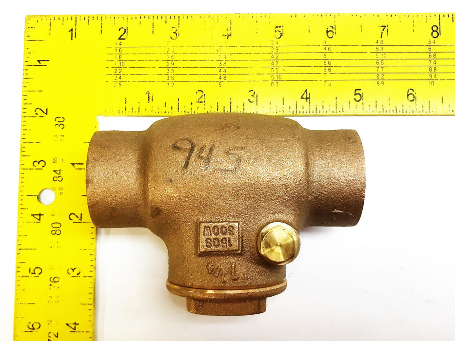 Hammond 1-1/4" Bronze Check Valve IB912 (1.250) NOS