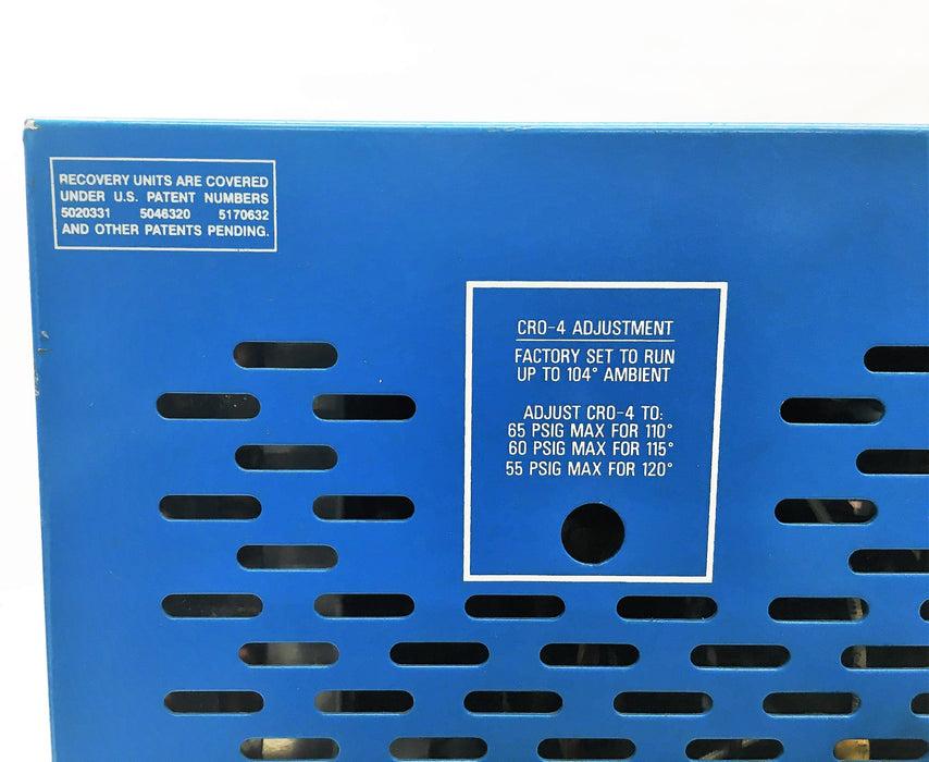 NRP GlobeSaver Oil-Less Recovery Unit GS1UL (R97L1835) USED