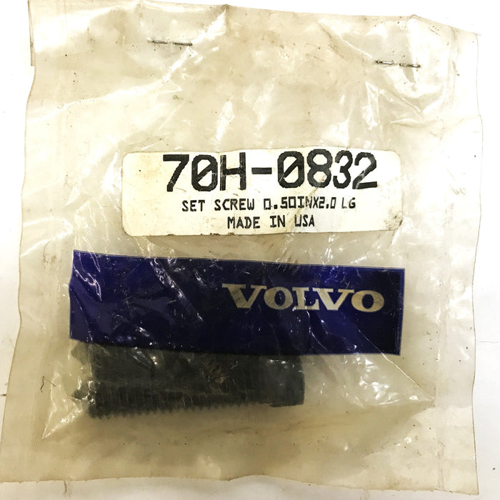 Volvo Construction OEM Square Head Set Screw CH70H-0832 [Lot of 2] NOS