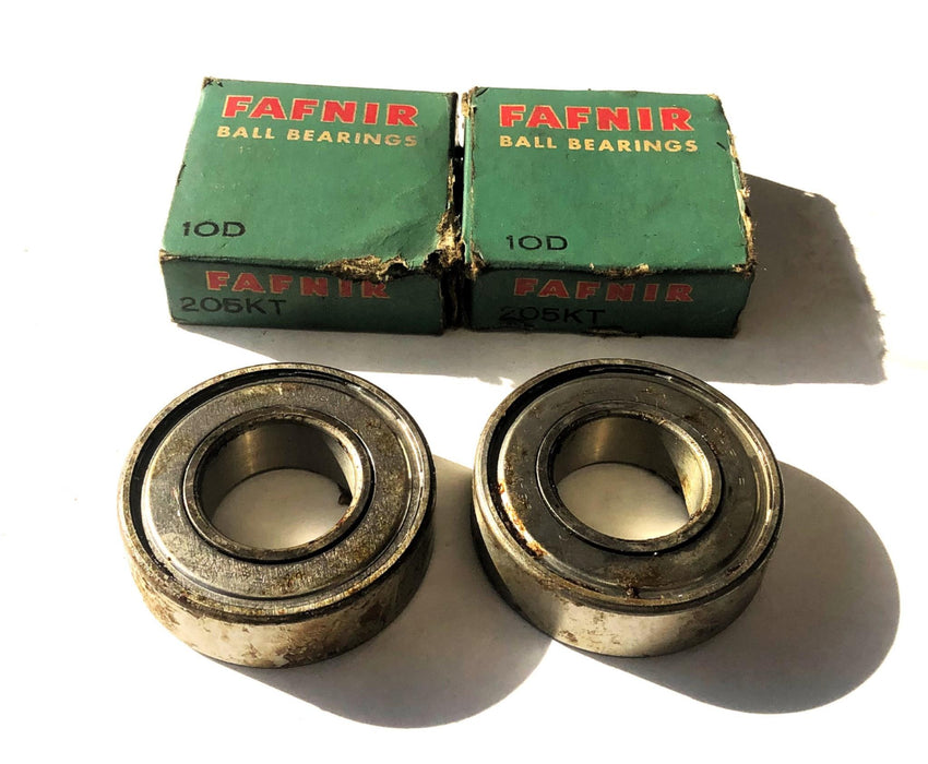 Fafnir Ball Bearing 205KT [Lot of 2] NOS