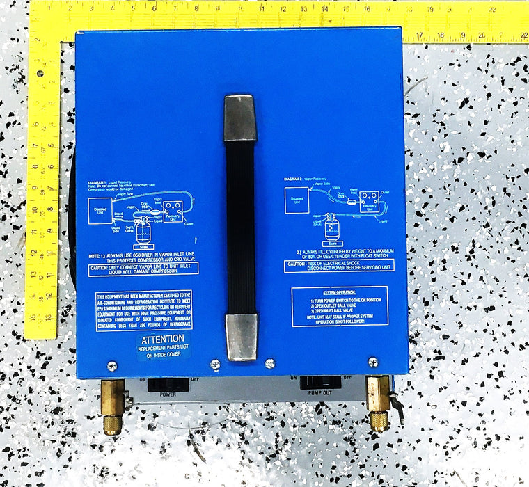 NRP GlobeSaver Oil-Less Recovery Unit GS1UL (R97L1835) USED