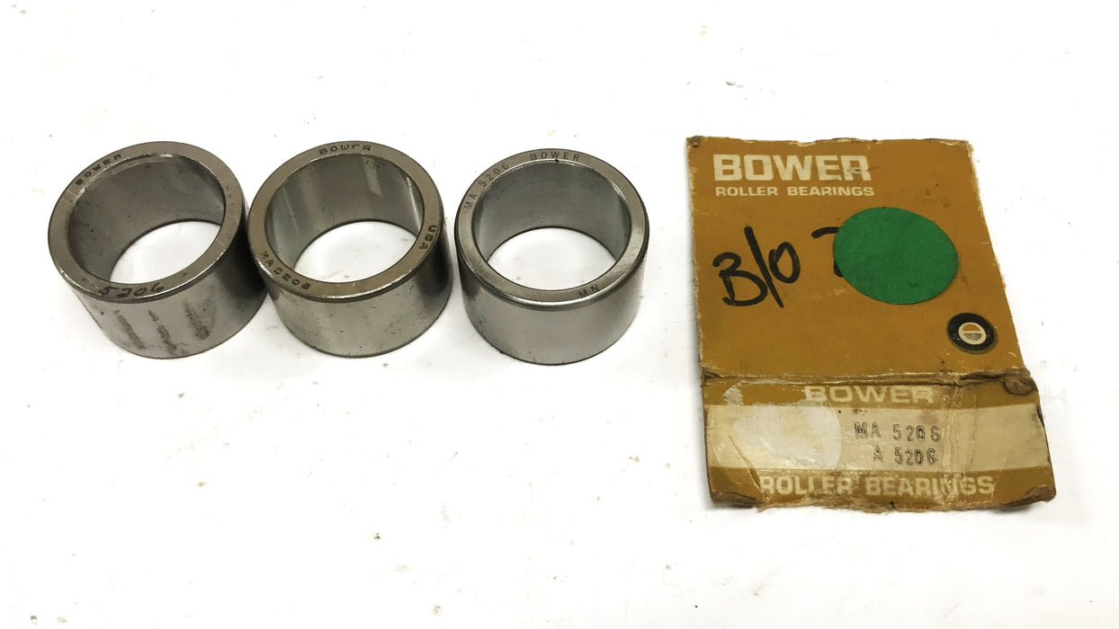 Bower Cylindrical Bearing Race MA5206 [Lot of 3] NOS