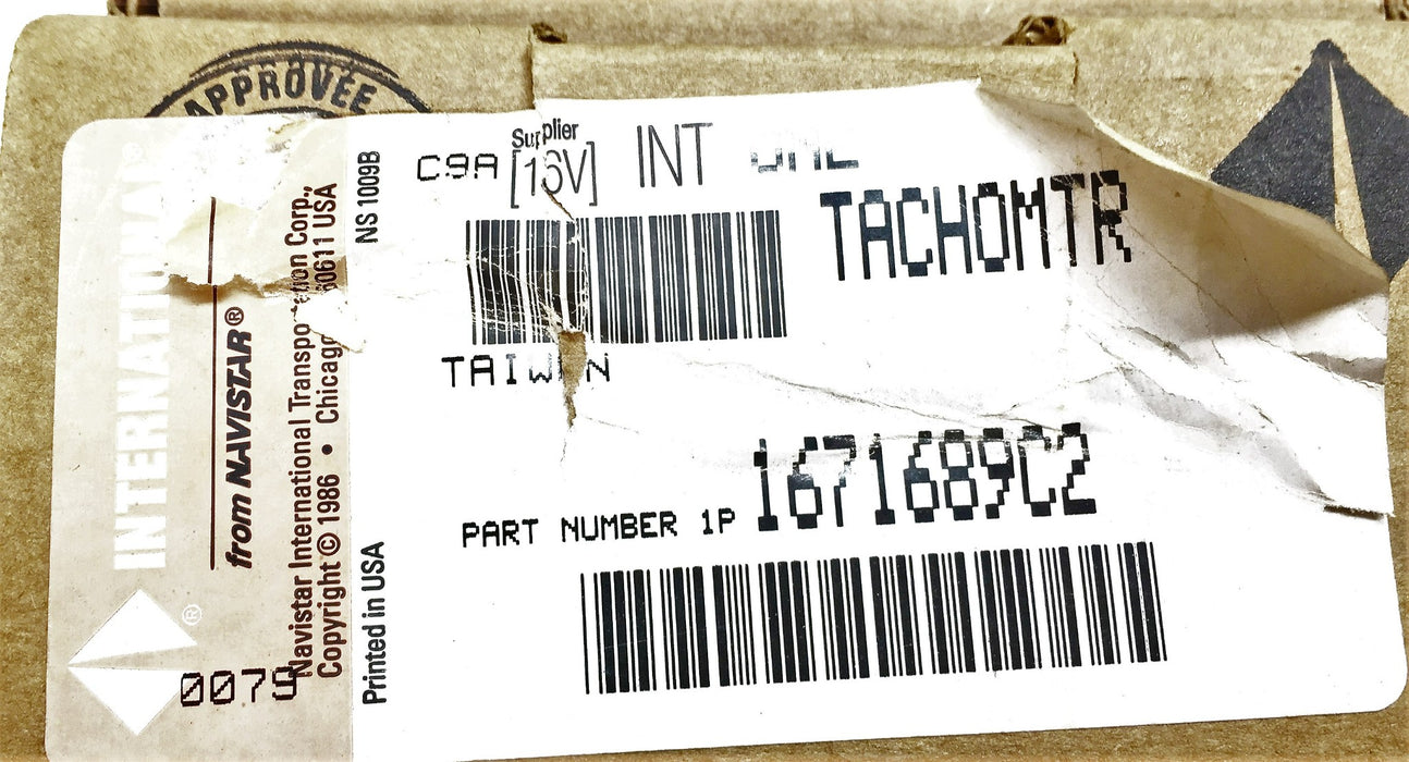 International Tachometer 1671689C2 NOS