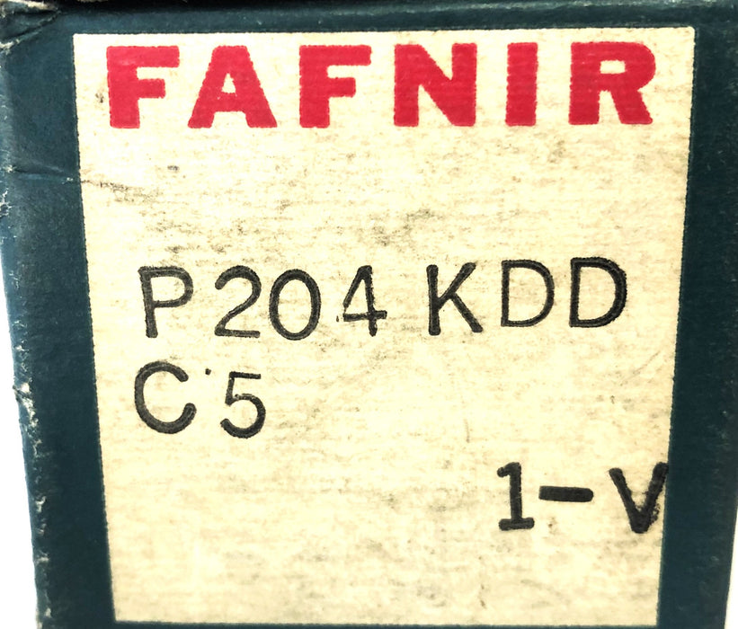 Fafnir Ball Bearing P204KDD-C5 NOS
