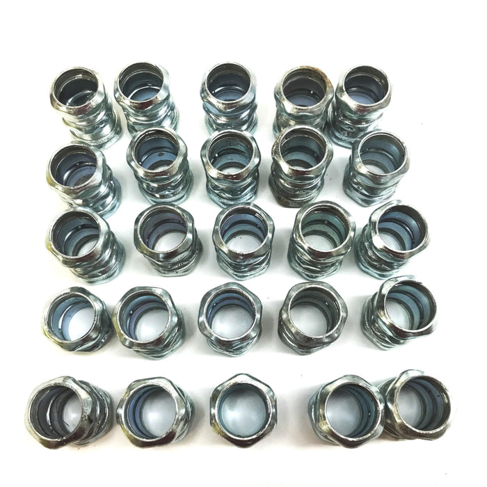 Crouse-Hinds EMT 662 Compression Conduit Coupling SE1413 [Lot of 25] NOS