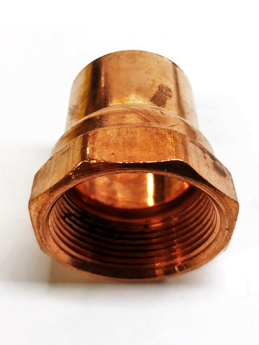 EPC 1-1/2" Sweat x 1-1/2" Female Copper Coupling [Lot of 2] NOS