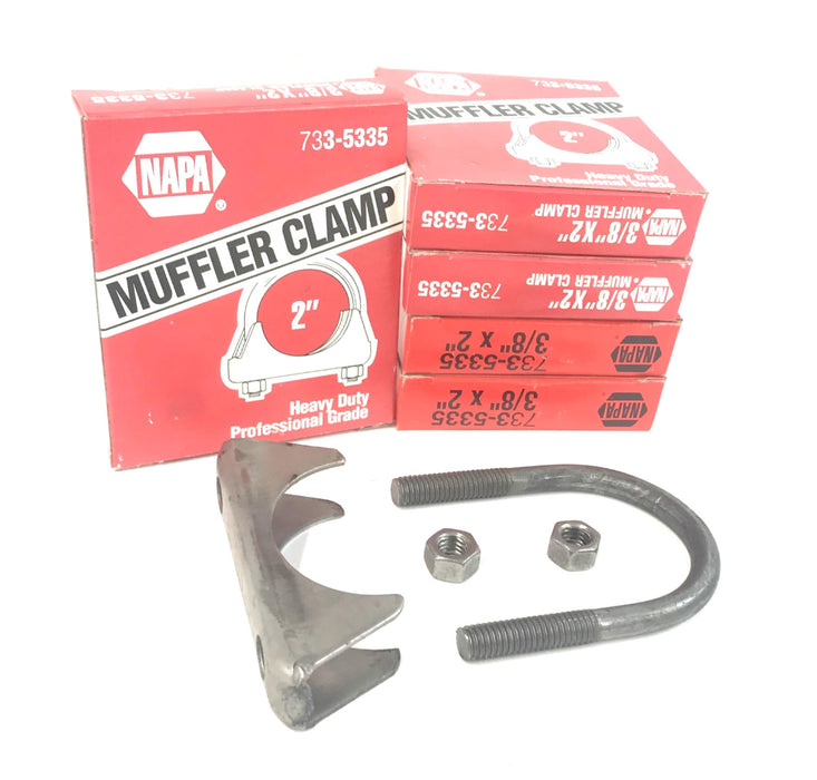 NAPA Exhaust Muffler Clamp 3/8" x 2" 733-5335 [Lot of 5] NOS