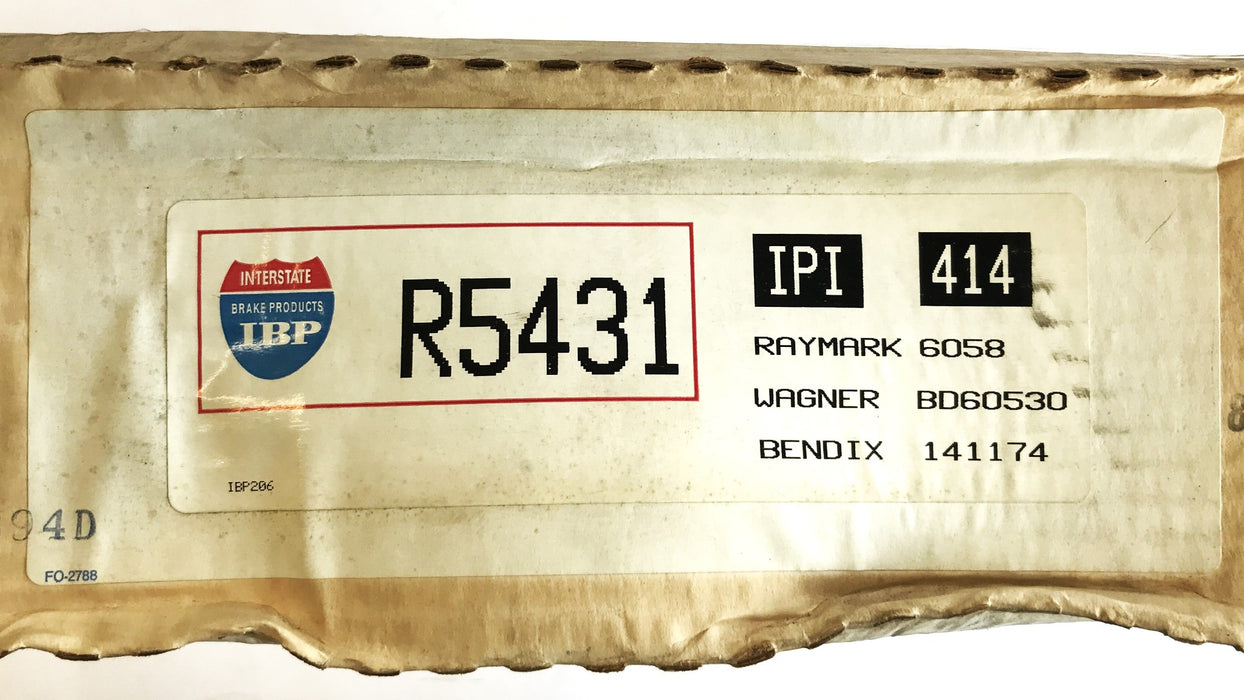 IBP Disc Brake Rotor R5431 NOS