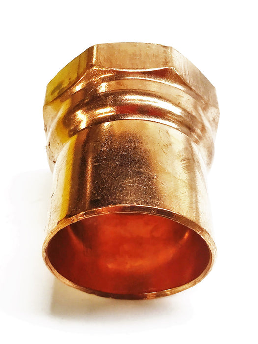 EPC 1-1/2" Sweat x 1-1/2" Female Copper Coupling [Lot of 2] NOS