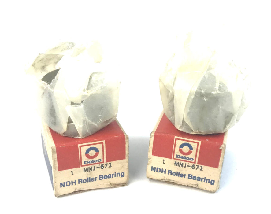 Delco/NDH Bearing Needle Bearing MNJ-671 [Lot of 2] NOS