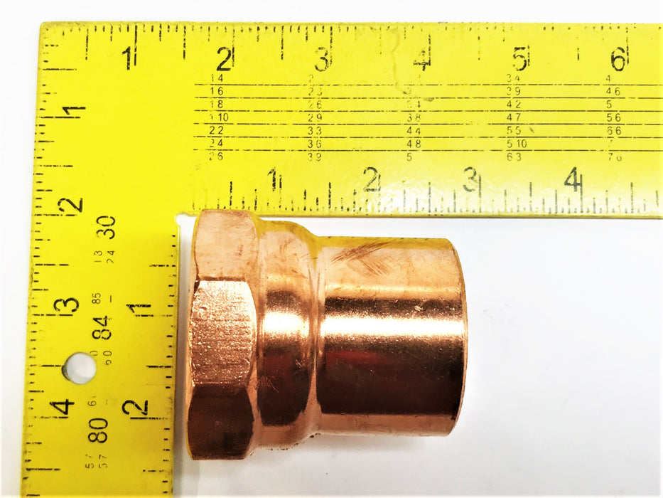 EPC 1-1/2" Sweat x 1-1/2" Female Copper Coupling [Lot of 2] NOS
