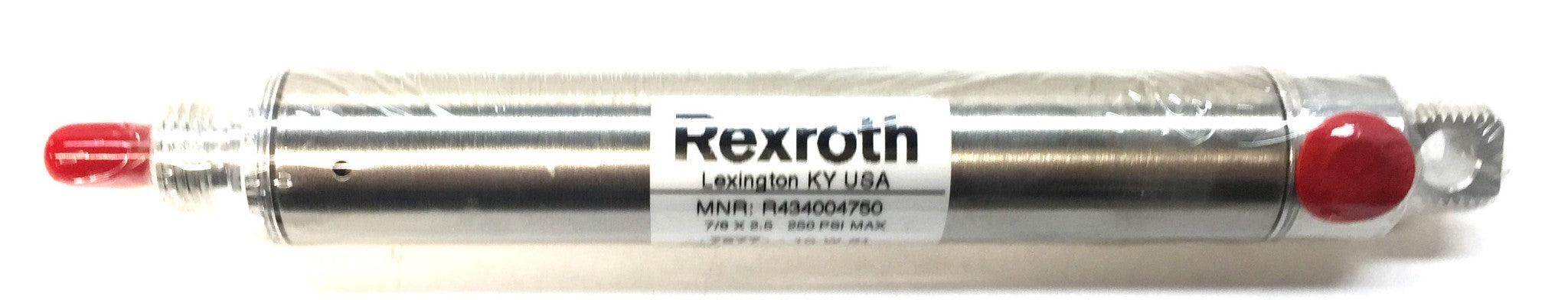 Rexroth Stainless Steel Round Pneumatic Air Cylinder R434004750 NOS