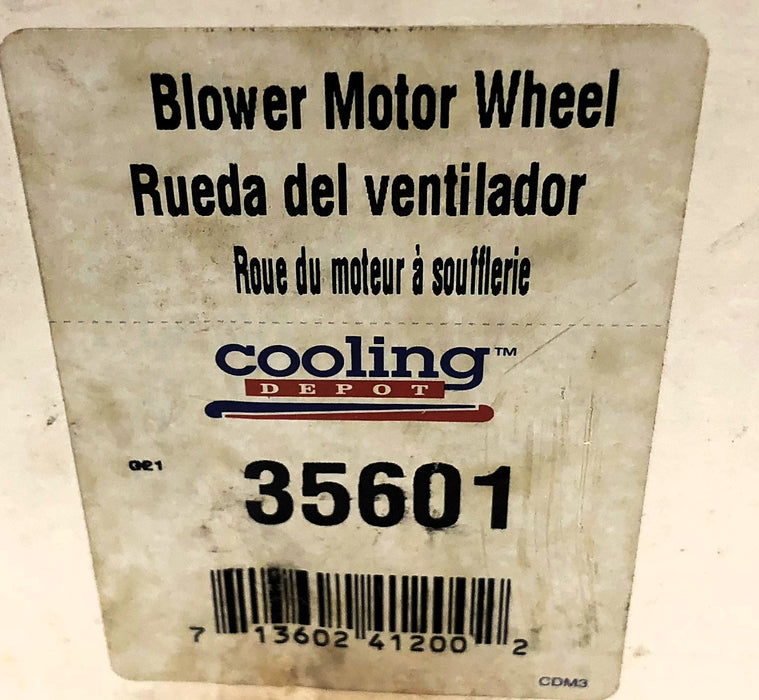 Cooling Depot HVAC Blower Motor Wheel 35601 (E803825) NOS