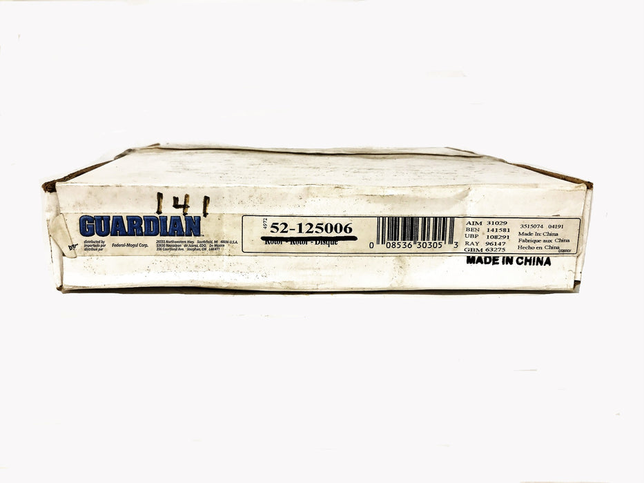 Guardian Disc Brake Rotor 52-125006 NOS