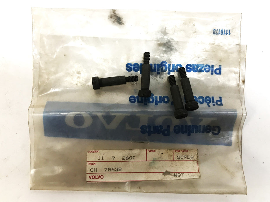 Volvo Construction OEM Screw CH78538 [Lot of 2] NOS