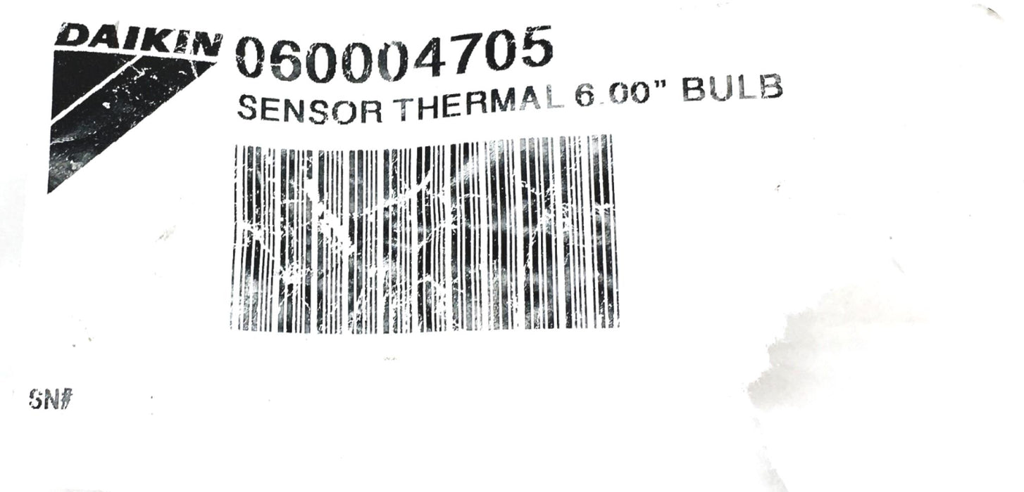 Daikin Sensor Thermal 6.00 Inch Bulb 060004705 NOS