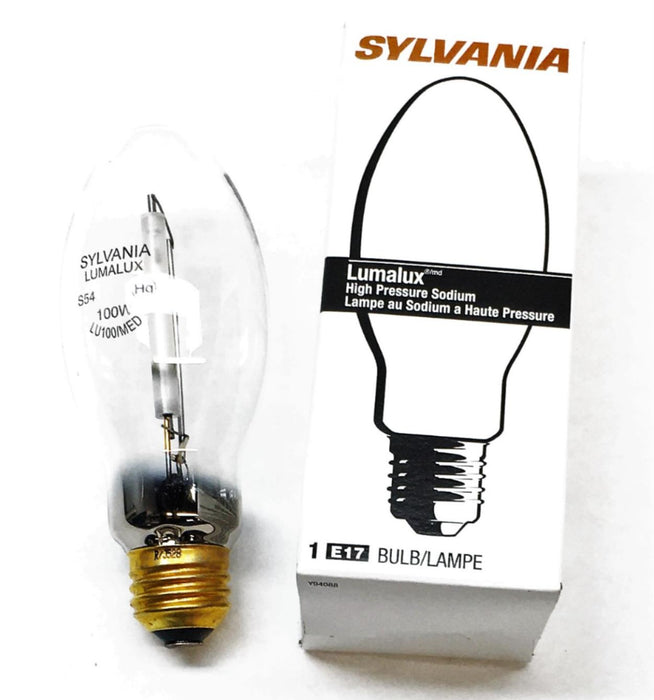 Sylvania Lumalux High Pressure Sodium Bulb LU100/MED (67506) [Lot of 2] NOS