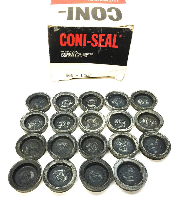 Coni-Seal 1-1/4" Hydraulic Cup 666 [Lot of 19] NOS