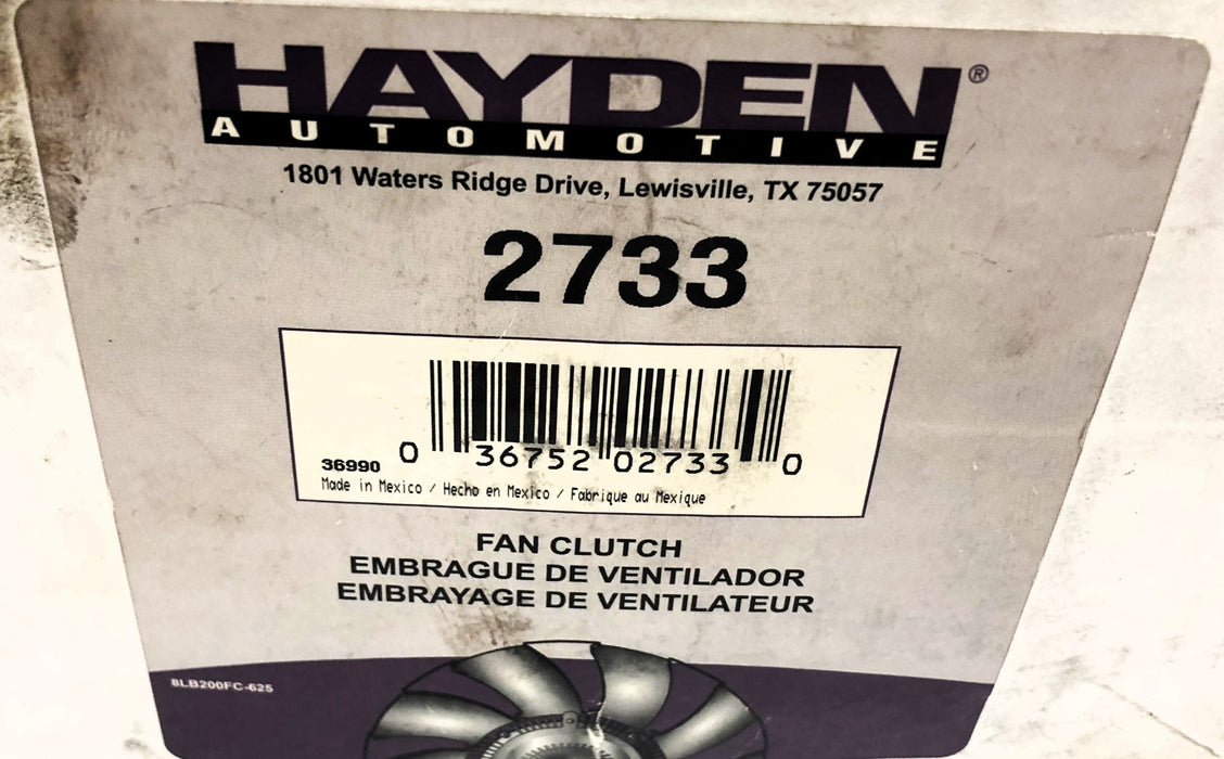 Hayden Engine Cooling Fan Clutch 2733 (273329718)) NOS
