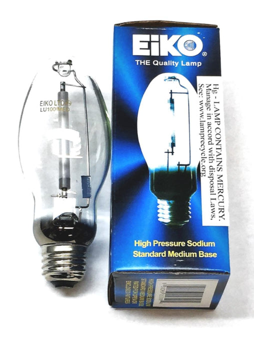 Eiko LU100/MED 100W HPS ED-17 Medium Base Bulb 1909 [Lot of 3] NOS