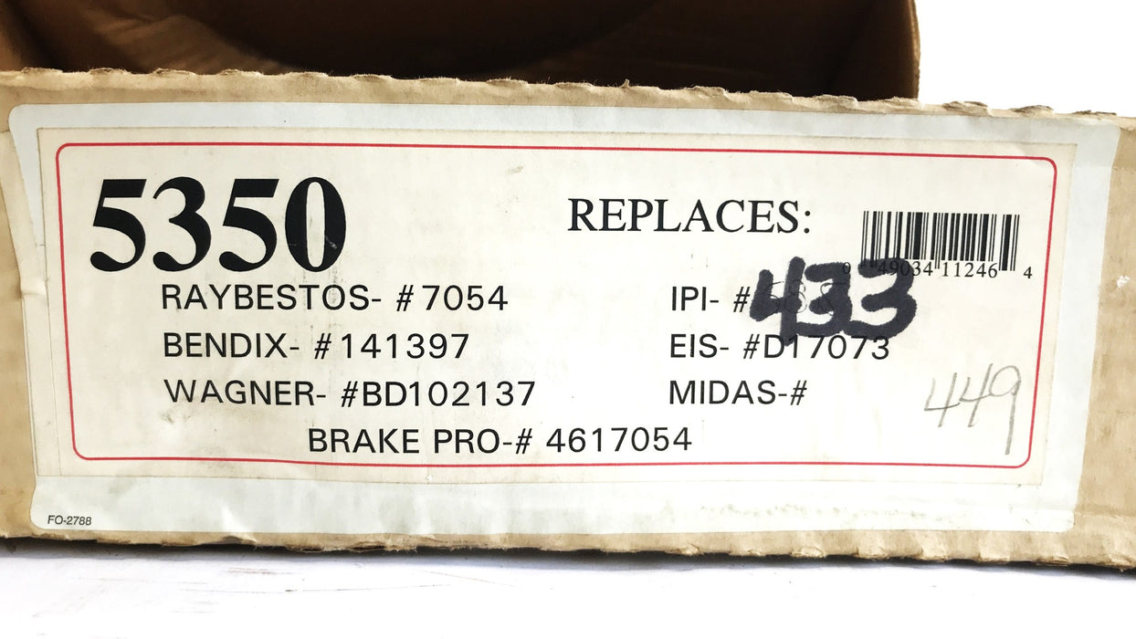 Unbranded Disc Brake Rotor 5350 NOS