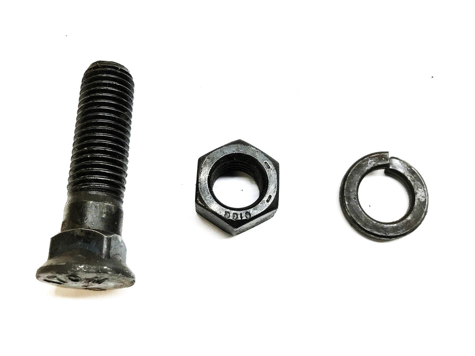 Dome Head Snow Plow Bolt 3/4" x 3" with Nut and Lock-Washer [Lot of 10] NOS