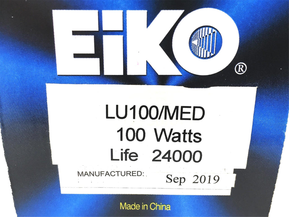 Eiko LU100/MED 100W HPS ED-17 Medium Base Bulb 1909 [Lot of 2] NOS