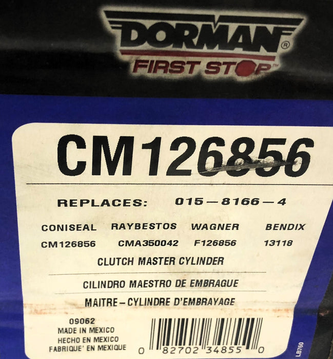 Dorman Clutch Master Cylinder CM126856 (12211) NOS