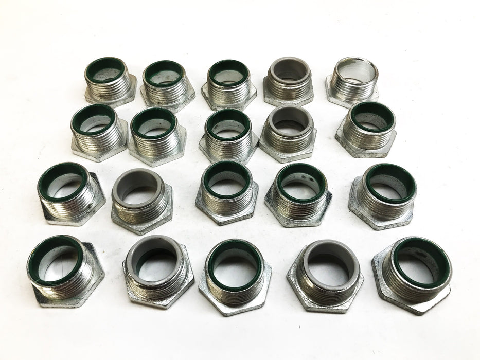 Eaton Crouse-Hinds 1" Malleable Iron Bushed Conduit Nipple 1052 [Lot of 20] NOS
